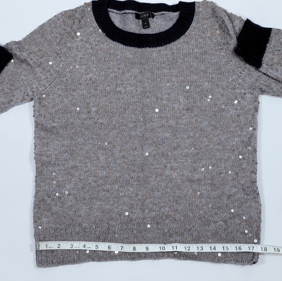 J.Crew 3/4 Sleeve Sweater With Sequins #275 Size M - Picture 11 of 11